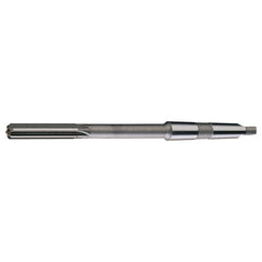 21/32 STR / RHC HSS Taper Shank Straight Flute Reamer - Bright - Exact Industrial Supply