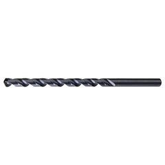 19/32″ RHS / RHC HSS 118 Degree Radial Point Extra Length Drill - Steam Oxide - Exact Industrial Supply