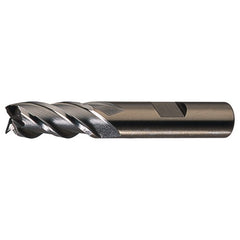 ‎3/4″ × 3/4″ × 3″ × 5-1/4″ RHS / RHC HSS-E (PM) Powder Metal Finishing End Mill-4F SE CC - Bright - Exact Industrial Supply