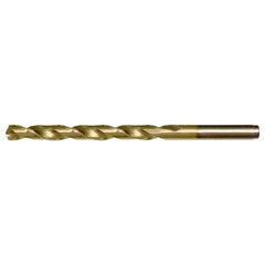 1/4-E RHS / RHC HSS-CO 8% (M42) 135 Degree Split Point Heavy Duty Cobalt Drill - TiN