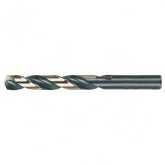 #10 RHS / RHC HSS 135 Degree Split Point Heavy Duty Jobber Length Drill - Black & Gold - A1 Tooling