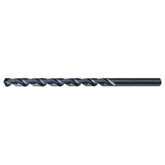 19/32″ RHS / RHC HSS 118 Degree Notched Point Extra Length Drill - Steam Oxide