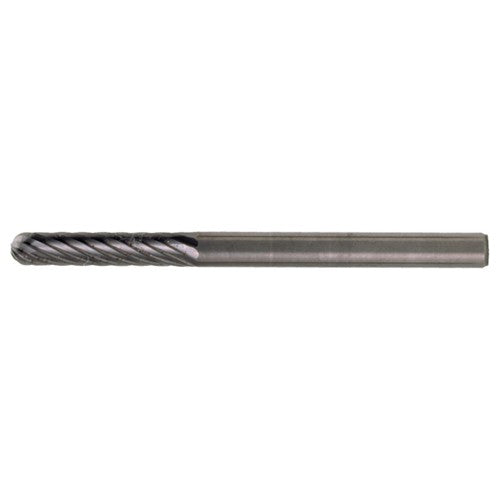 SC-7 Standard Cut Solid Carbide Bur-Cylindrical with Ball Nose