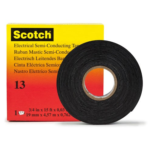 Scotch Electrical Semi-Conducting Tape 13 3/4″ × 15 ft Printed Black - A1 Tooling