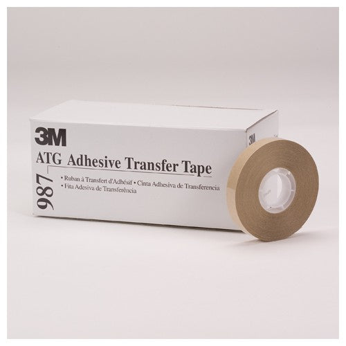 3M ATG Adhesive Transfer Tape 987 Clear 1/2″ × 60 yd 1.7 mil - A1 Tooling