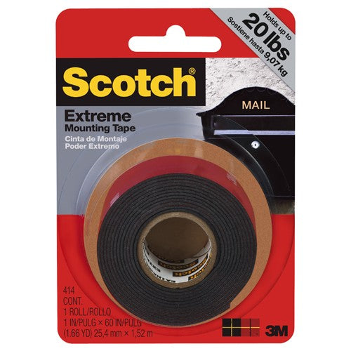 1 in × 5 ft (25 Scotch(R) Extreme Mounting Tape 52 m) Alt Mfg # 91084 - A1 Tooling