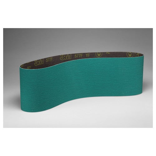 3M Cloth Belt 577F 100 YF-weight 6 in × 48 in Film-lok Single-flex 20 per case - A1 Tooling