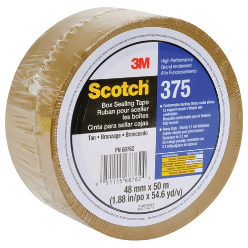 Scotch Box Sealing Tape 375 Tan 48 mm × 50 m - A1 Tooling