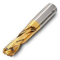 TD2500075S9R01 3xD Gold Twist Drill Body-Cylindrical Shank - A1 Tooling