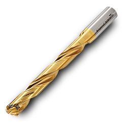 TD1300104S6R01 8xD Gold Twist Drill Body-Cylindrical Shank - A1 Tooling