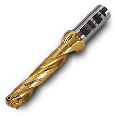 TD1400112C0R01 8xD Gold Twist Drill Body-Universal Flat Shank - A1 Tooling