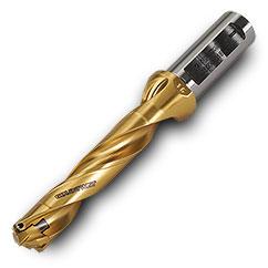 TD160008018R01 5xD Gold Twist Drill Body-Universal Flat Shank - A1 Tooling