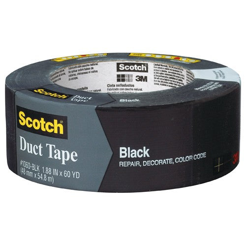 3M Black Duct Tape 3960-BK 1.88″ × 60 yd (48 mm × 54 8 m) - A1 Tooling