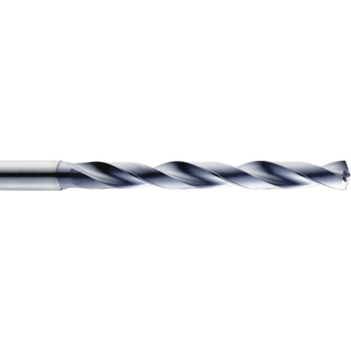 11/64″ Dia. × 6 mm Shank × 36 mm Flute Length × 74 mm OAL, 5xD, 124°, TA, 2 Flute, Coolant Thru, Round Solid Carbide Drill - Exact Industrial Supply