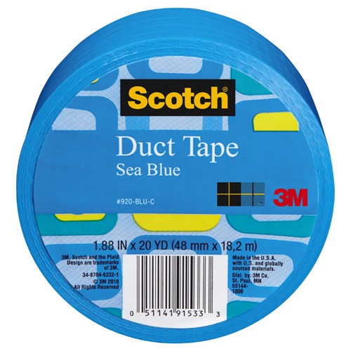 Scotch Duct Tape 920-BLU-C 1.88″ × 20 yd (48 mm × 18 2 m) Blue - A1 Tooling