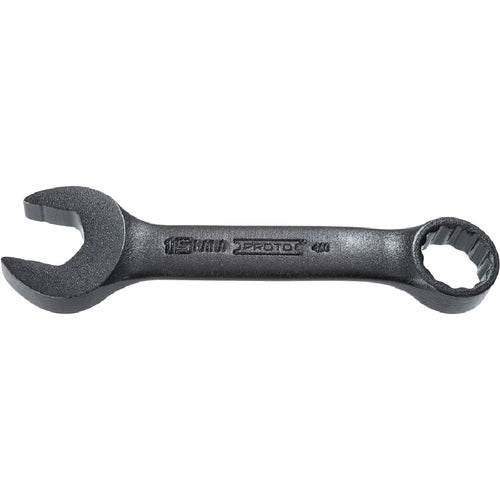 ‎Proto Black Oxide Metric Short Combination Wrench 15 mm - 12 Point - A1 Tooling