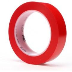 List 471 1" x 36 yds Vinyl Tape - Red - A1 Tooling