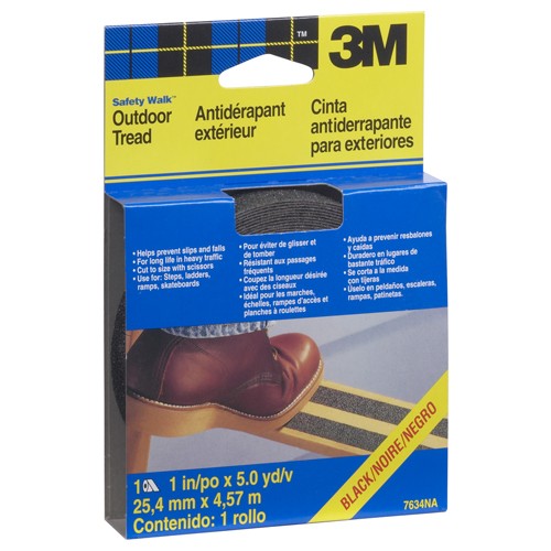 3M Safety-Walk Slip Resistant Tape 610B-R1X180 1″ × 15 ft Black - A1 Tooling