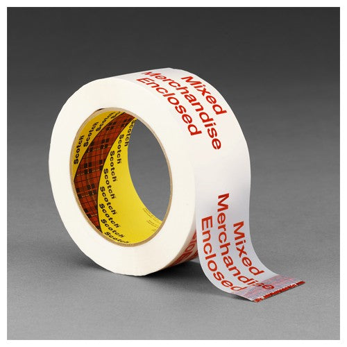 Scotch Printed Message Box Sealing Tape 3775 White 48 mm × 100 m - A1 Tooling