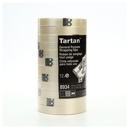 Tartan Filament Tape 8934 Clear 18 mm × 55 m 4 mil - A1 Tooling