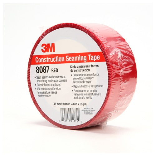 48 mm × 50 m Construction Seaming Tape Red Alt Mfg # 91774 - A1 Tooling