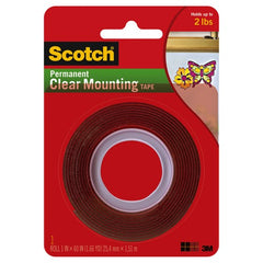 Scotch Clear Double-Sided Mounting Tape 410S-SR 1″ × 60″ (2.54 cm × 1.52 m) - A1 Tooling