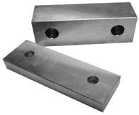 Machined Aluminum Vice Jaws - SBM - Part #  VJ-6A120201M - A1 Tooling