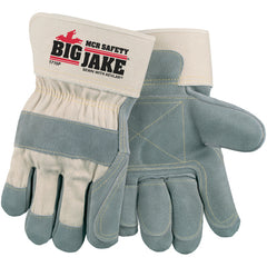 Big Jake Dbl leather palm and fingers - LARGE