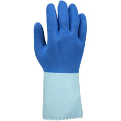 Blue Double Dip Latex 12″ Glove XS