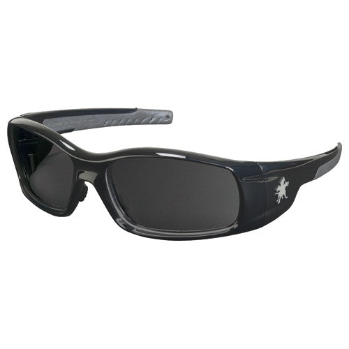 Safety Glasses - Black Frame-Gray Lens - SR1 Style - A1 Tooling