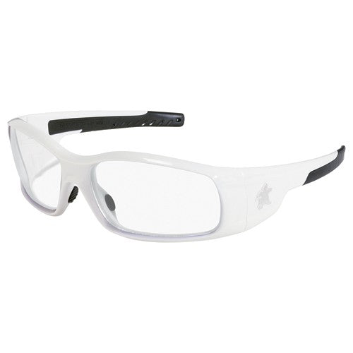 Safety Glasses - White Frame-Clear Lens - SR1 Style - A1 Tooling