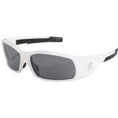 Safety Glasses - White Frame-Gray Lens - SR1 Style - A1 Tooling