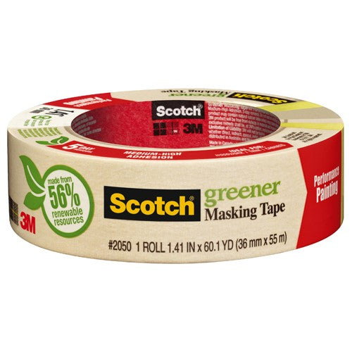 ‎Scotch General Purpose Masking Tape 2050-36AP 1.41″ × 60.1 yd (36mm × 55m) - A1 Tooling