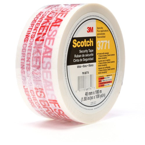 Scotch Printed Message Box Sealing Tape 3771 White 48 mm × 100 m - A1 Tooling