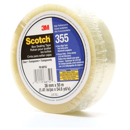 Scotch Box Sealing Tape 355 Clear 36mm × 50m - A1 Tooling