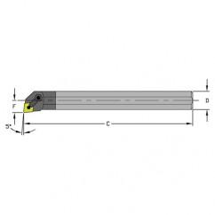 E16R MCLNR4 Solid Carbide Boring Bar w/Coolant - A1 Tooling