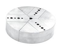 Round Chuck Jaws - Northfield Type Chucks - Chuck Size 4" inches - Part #  RNF-4200S - A1 Tooling