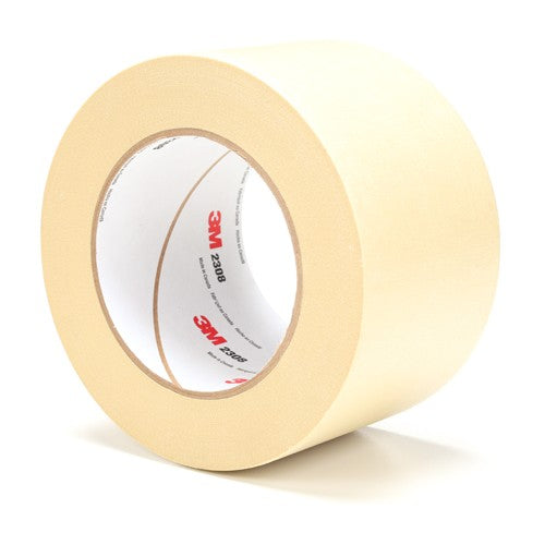 3M Masking Tape 2308 Tan 72 mm × 55 m 5.3 mil - A1 Tooling