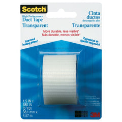 Scotch Transparent High Performance Duct Tape 2105-CD 1.5″ × 5 yd (38.1 mm × 4.57 m) - A1 Tooling