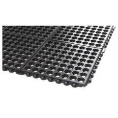 3' x 3' x 5/8" Thick Drainage Mat - Black - A1 Tooling