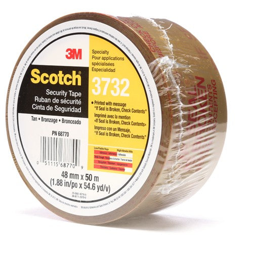 Scotch Printed Message Box Sealing Tape 3732 Tan 48 mm × 50 m - A1 Tooling