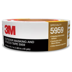 3M Outdoor Masking and Stucco Tape 5959 Red 48 mm × 41.1 m 12.0 mil Conveniently Packaged - A1 Tooling