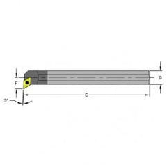 M-E12Q SDUCR07 Solid Carbide Boring Bar w/Coolant - A1 Tooling