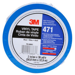 3M Vinyl Tape 471 Red 1/4″ × 36 yd 5.2 mil Individually Wrapped Conveniently Packaged - A1 Tooling