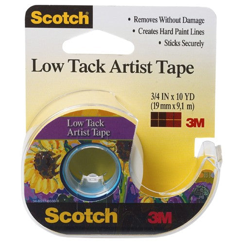 Scotch Artist Tape FA2020 3/4″ × 10 yd Low Tack - A1 Tooling