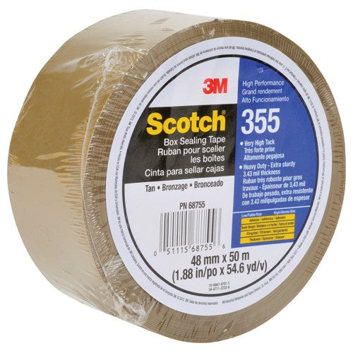 Scotch Box Sealing Tape 355 Tan 48 mm × 50 m - A1 Tooling