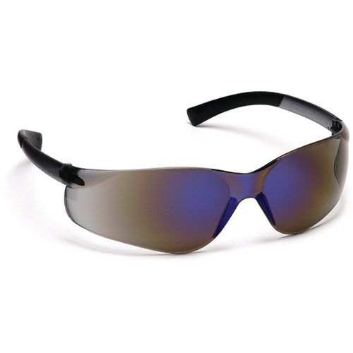 Safety Glasses - Blue Mirror Lens, Blue Frame Ztek Style - A1 Tooling