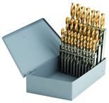 1 - 56 HSS-Co8% Straight Shank Split Point Drill Set (56Pcs) - A1 Tooling