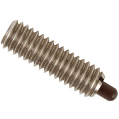 End Force Spring Plunger - 3 lbs Initial End Force, 13 lbs Final End Force (1/4″–20 Thread) - A1 Tooling