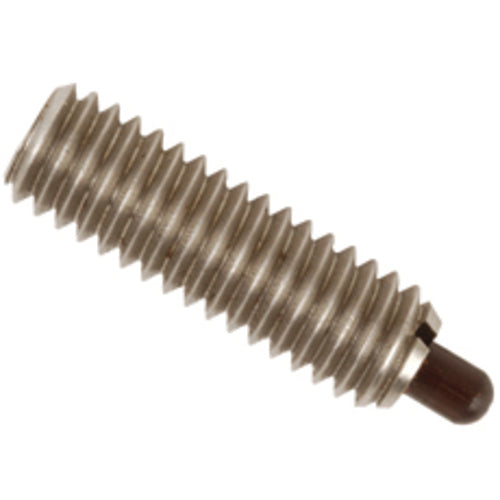 End Force Spring Plunger - 2 lbs Initial End Force, 9 lbs Final End Force (1/4″–20 Thread) - A1 Tooling